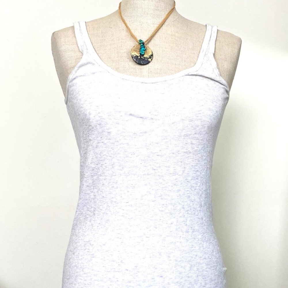 Vince Whitish/Grey Tank Top